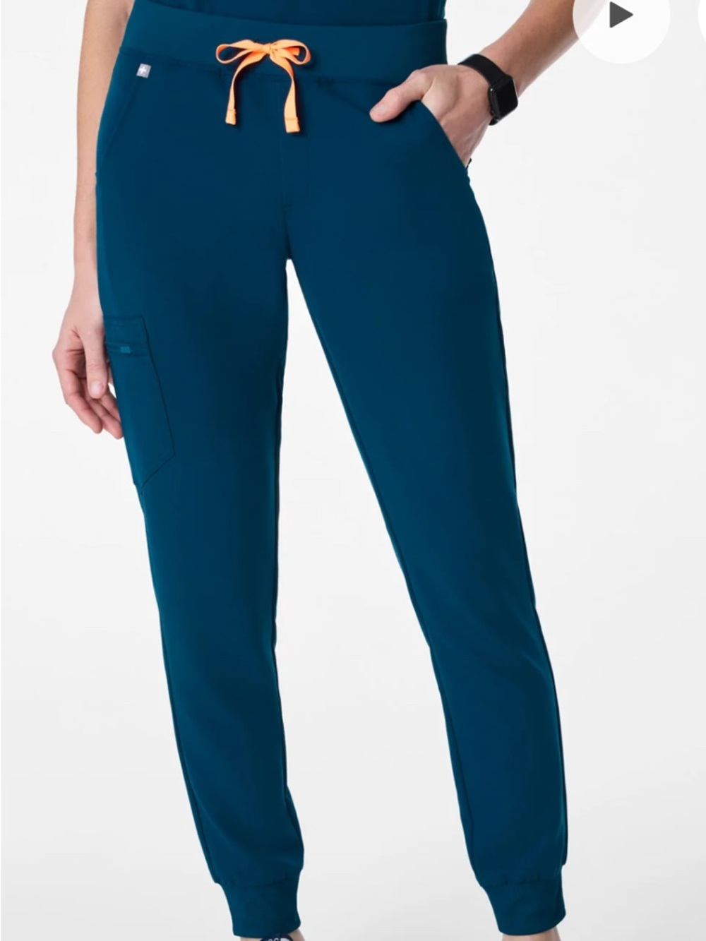 Zamora Jogger Scrub Pant in Deep Reef
